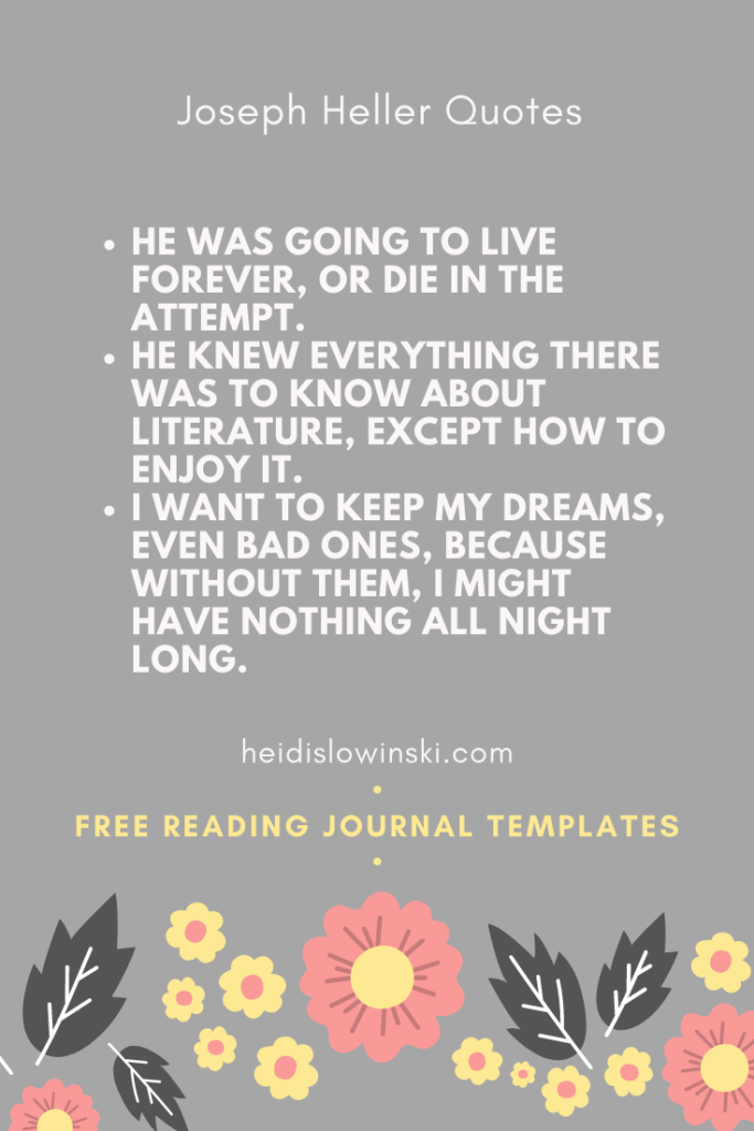 Joseph Heller quotes