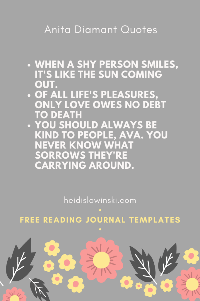 Anita Diamant quotes