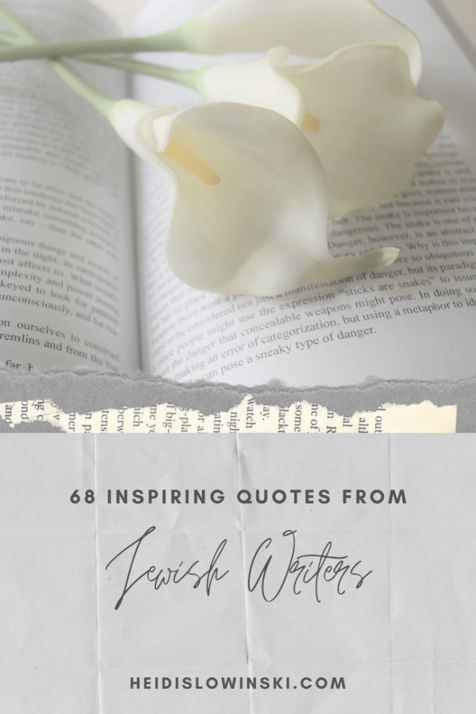Inspiring quotes from Jewish Writers